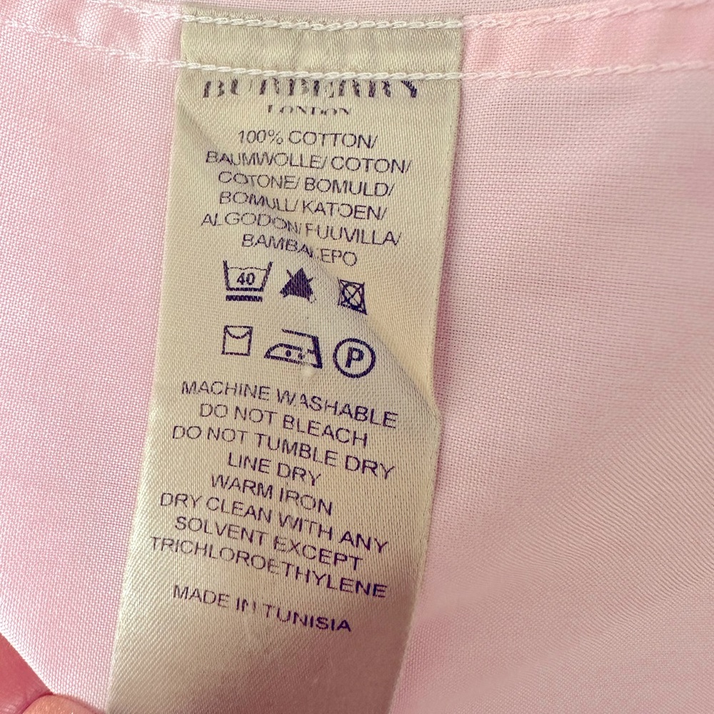 BURBERRY DRESS SHIRT - Picture 9 of 9